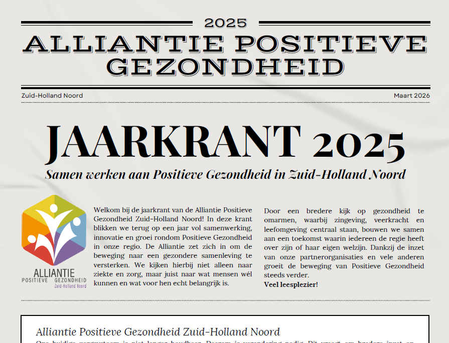 Alliantie PG jaarkrant 2025
